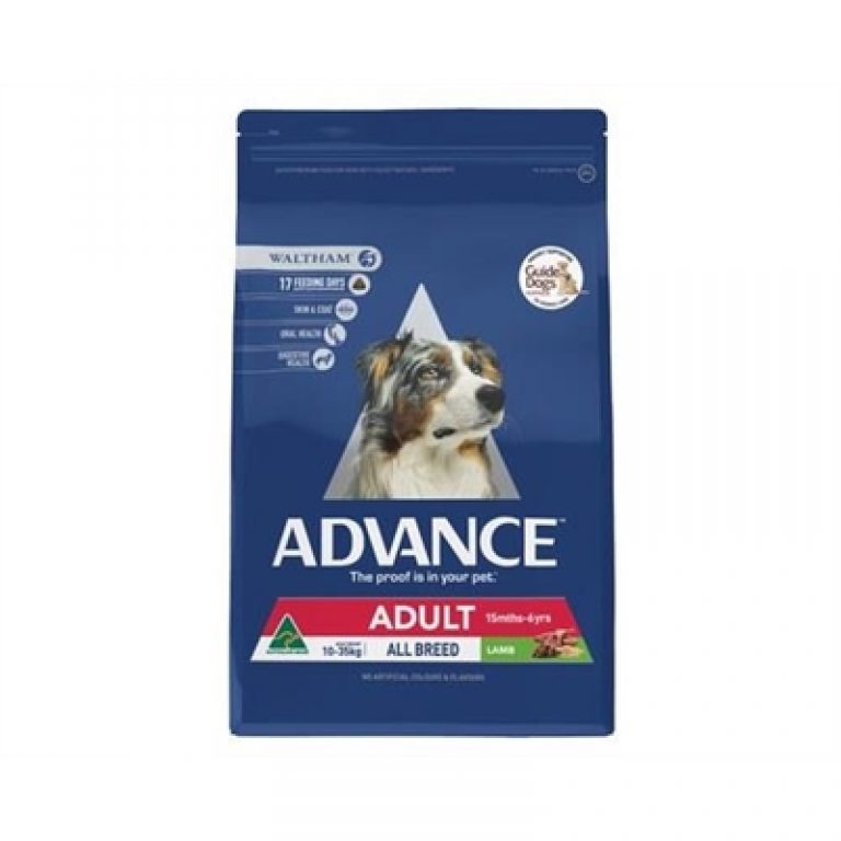 Advance Dog Food 15kg Advance Dog Adult All Breed Lamb And Rice 15kg | Pet Food Reviews