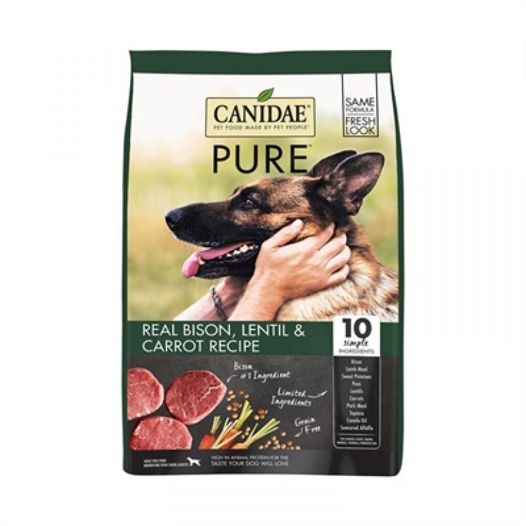 CANIDAE PURE Land Grain Free Formula with Fresh Bison Dry Dog Food 4.5kg