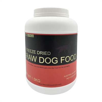 Freeze Dry Australia 100% Raw Dog Food Review 1 Freeze Dry Australia Freeze Dried Grain Free Raw Dog Food - 1.5kg