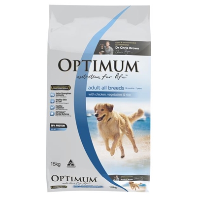 Optimum Dog Adult Chicken Rice And Veg 15kg