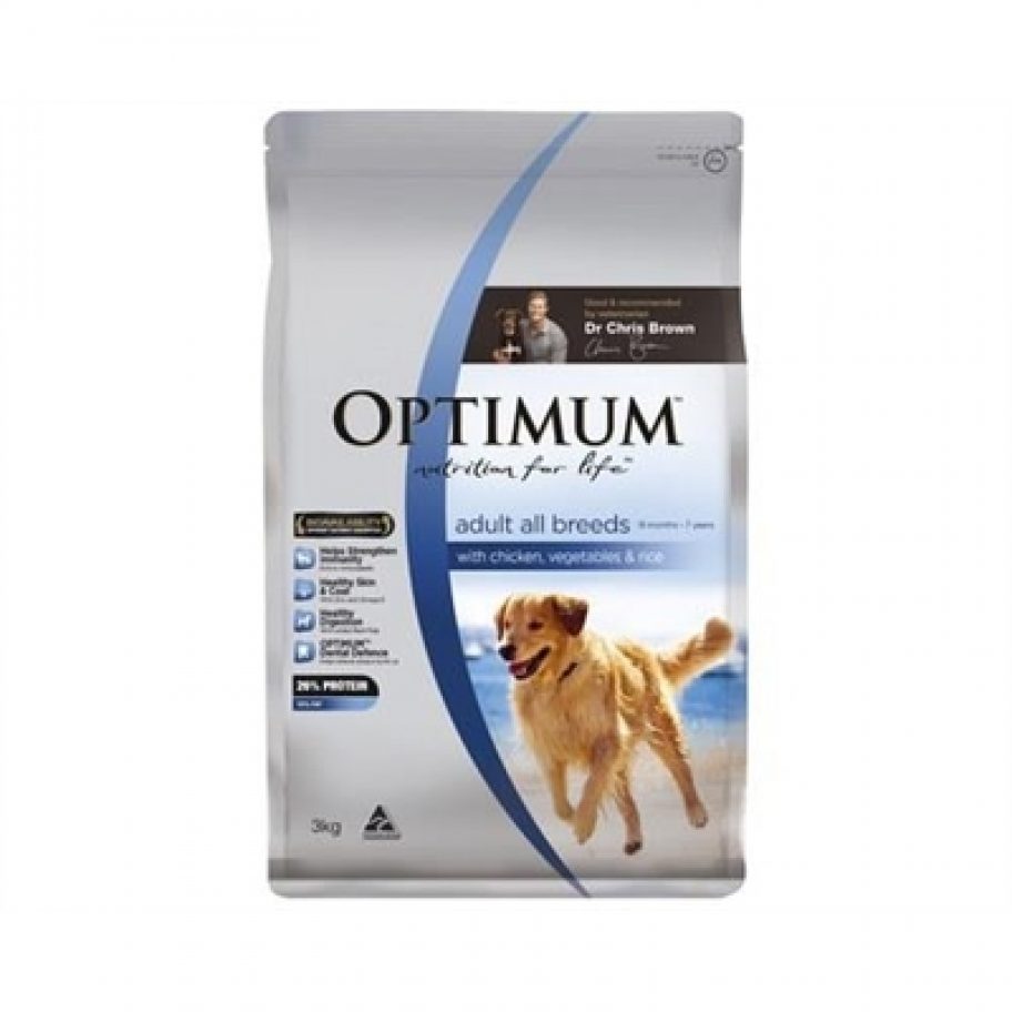 Optimum Dog Adult Chicken Rice & Vegetable 3kg Pet Food Reviews