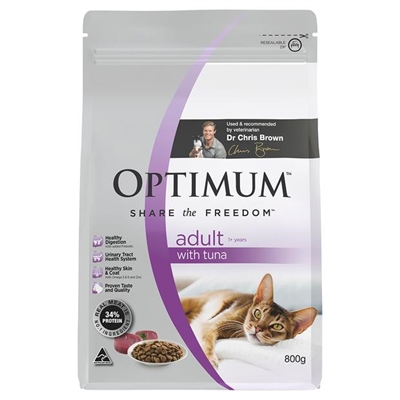 Optimum Dry Cat Food Tuna 2kg