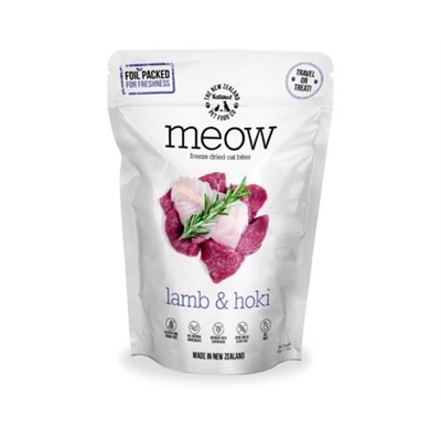 Meow Cat Food Review 1 Meow Freeze Dried Cat Food Lamb & Hoki Fish 50gm