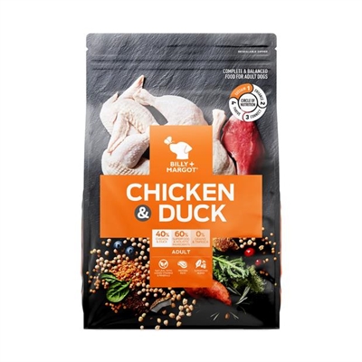 Billy And Margot Chicken And Duck Dry Dog Food 12kg
