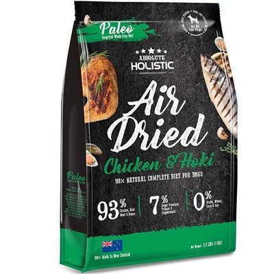 Absolute Holistic Air Dried Dog Food Chicken & Hoki 1kg