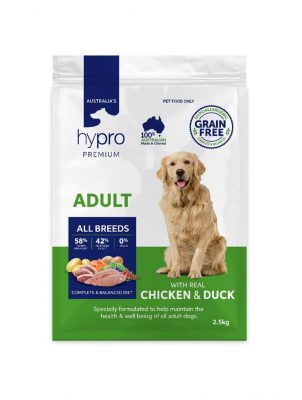 Hypro Premium Chicken & Duck Adult Dog Food 2.5kg