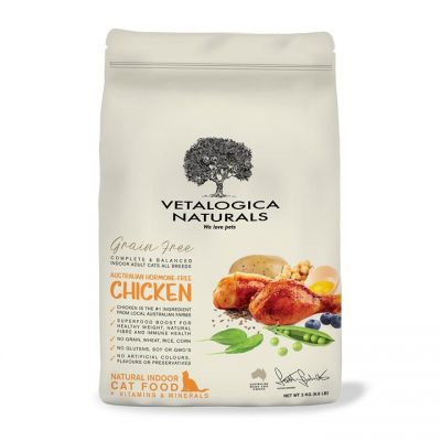 Vetalogica Naturals Grain Free Chicken Indoor Adult Cat Food 3kg