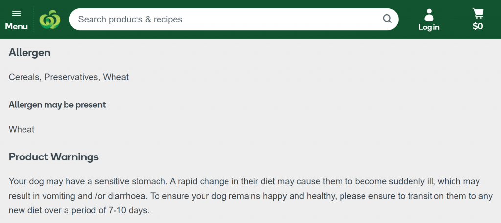 Baxters Dog Food Review 3 Wooworths Baxters Dog Food Review