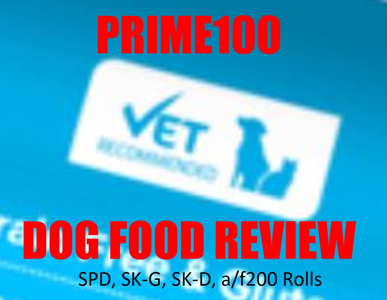 Prime100 Dog Food Review