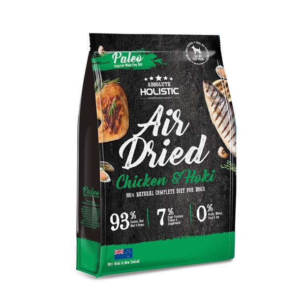 Absolute Holistic Air Dried Dog Food Chicken And Hoki 1kg