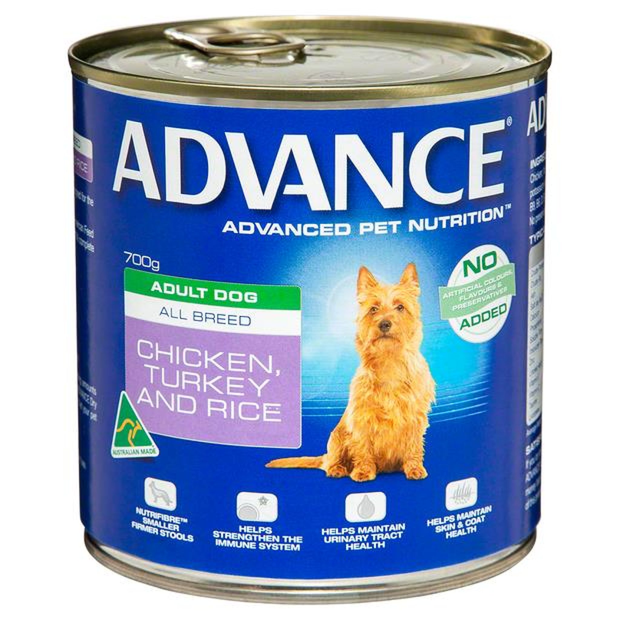 Advance Adult Chicken Turkey And Rice Wet Dog Food Cans 12 X 700g Pet Food Reviews (Australia)