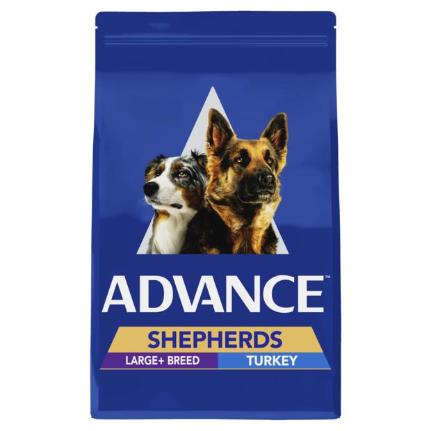 Advance Adult Shepherds Large Breed Dry Dog Food Turkey 13kg Pet Food