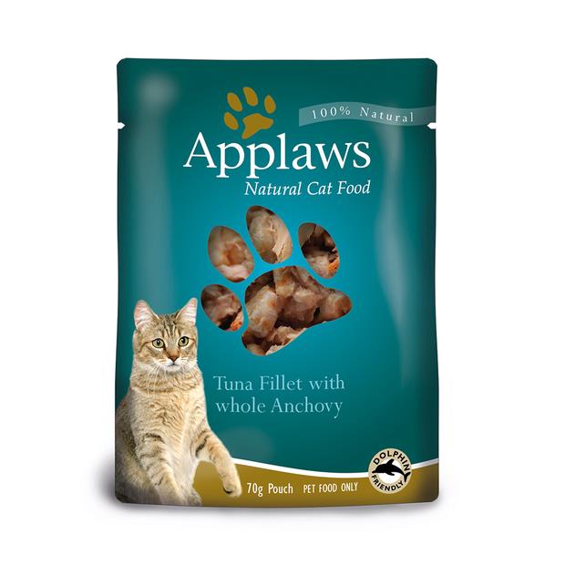 Applaws Wet Cat Food Tuna Anchovy Broth Pouch 16 X 70g Pet Food