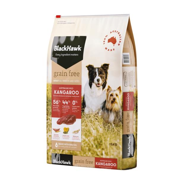 Black Hawk Grain Free Kangaroo Adult 15kg Pet Food Reviews (Australia)