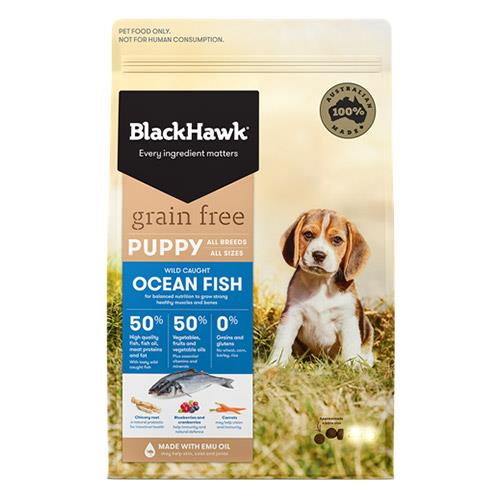 Black Hawk Grain Free Ocean Fish Puppy Dry Food 15 Kg Pet Food