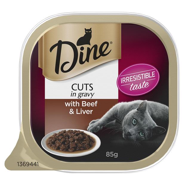 Dine Classic Collection Cuts In Gravy With Beef And Liver Wet Cat Food