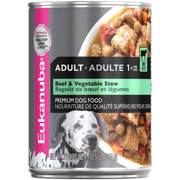 Eukanuba Wet Dog Food Adult Beef Vegetable Stew 12 X 354g Pet Food