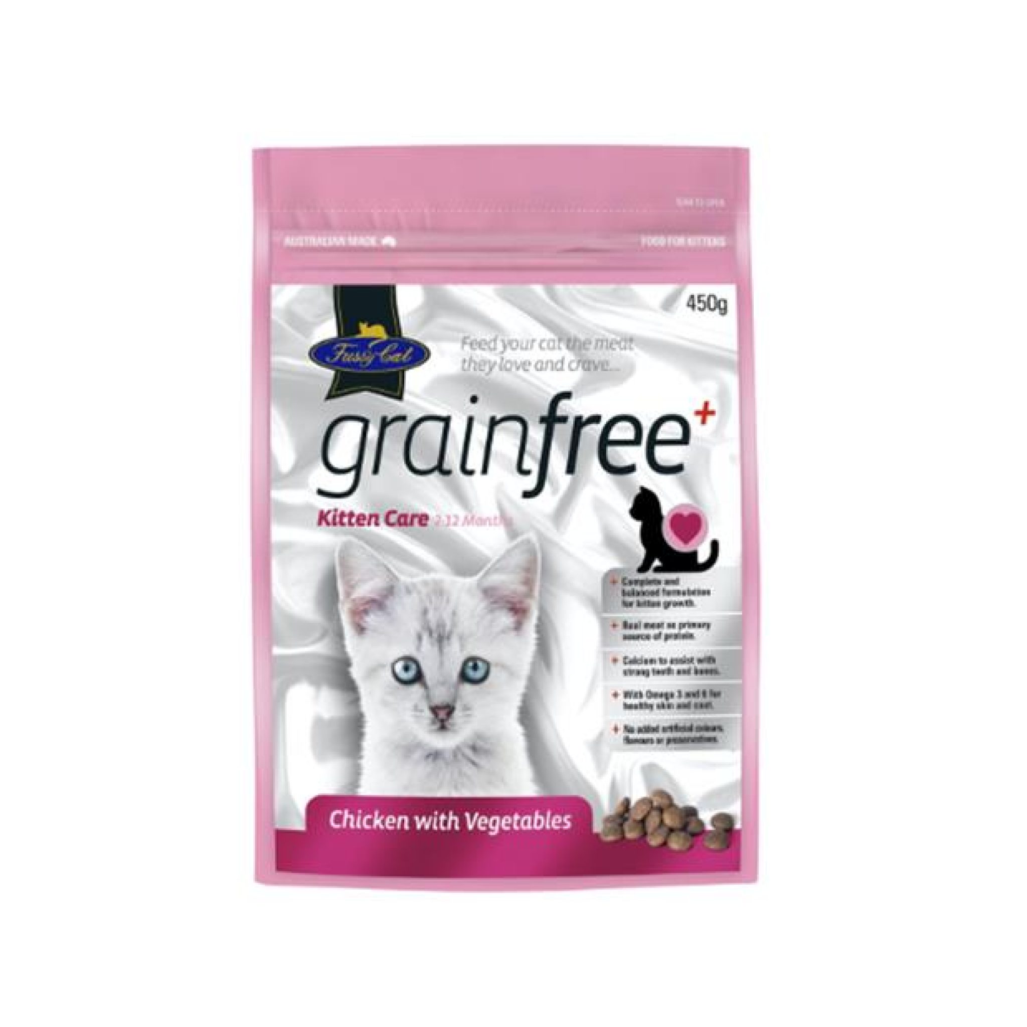 Fussy Cat Grain Free Dry Kitten Food Chicken 450g Pet Food Reviews
