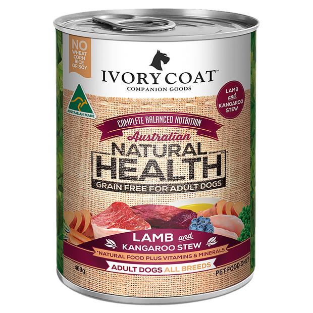 Ivory Coat Lamb And Kangaroo Stew Canned Dog Food 12 X 400g Pet Food