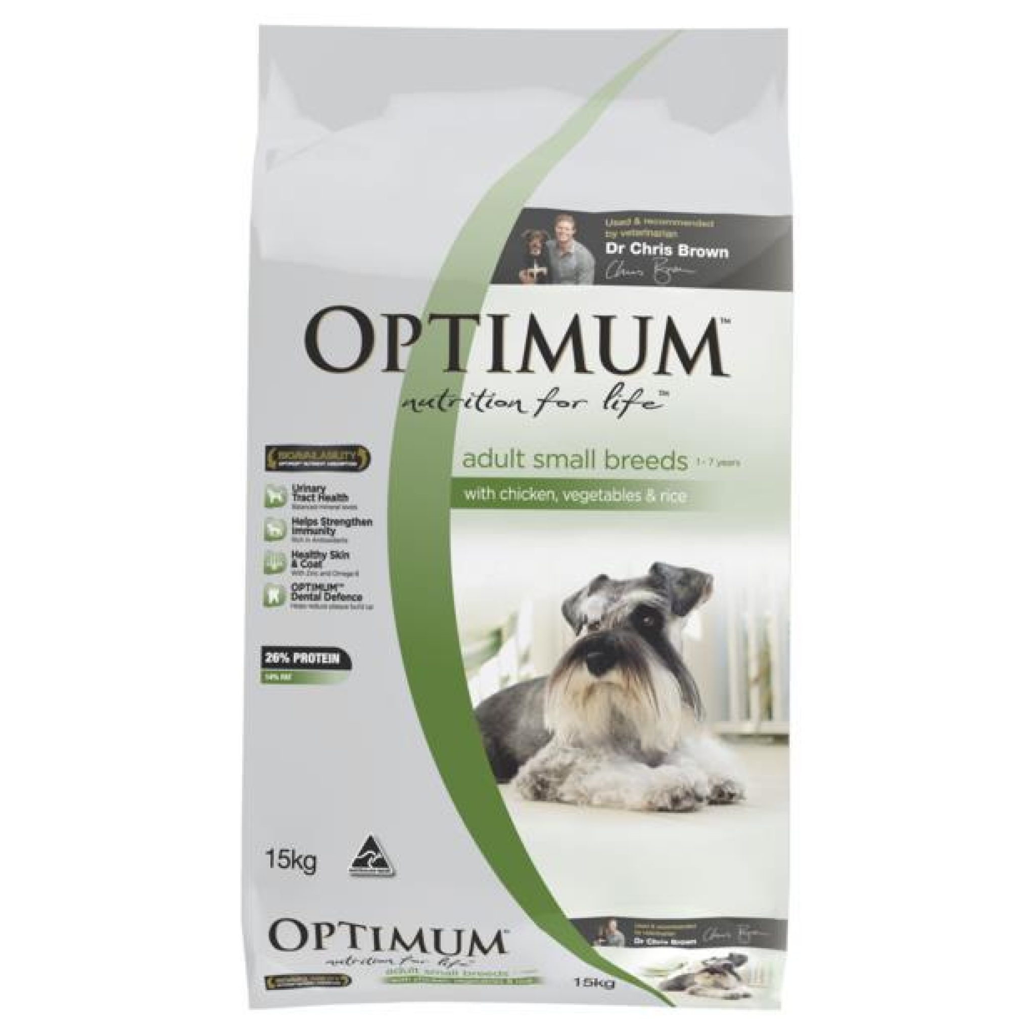 Optimum Adult Small Breed Dry Dog Food Chicken Vegetables And Rice 15kg Pet Food Reviews