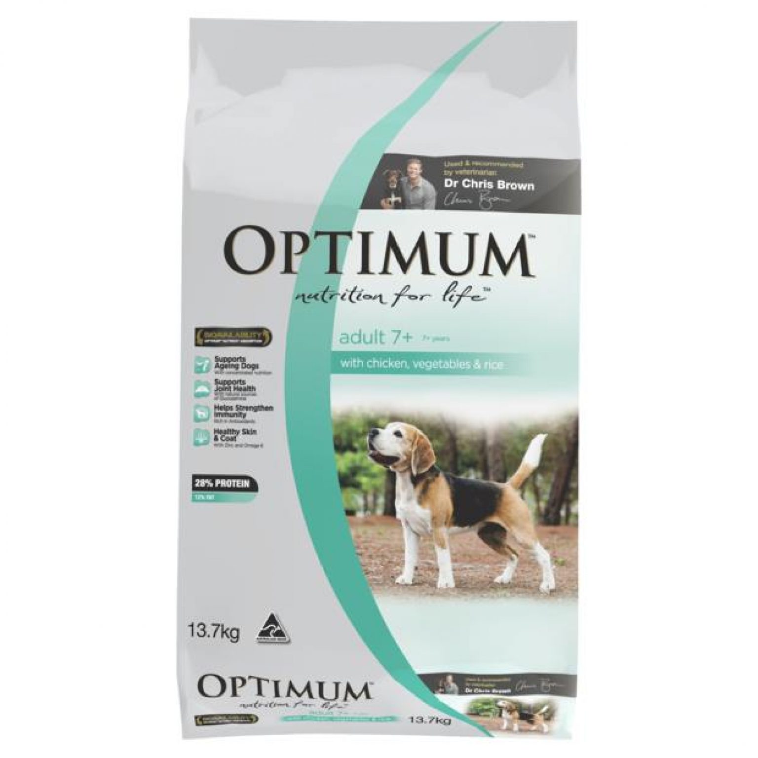 Optimum Mature Chicken Veges Rice 13.7kg Pet Food Reviews (Australia)