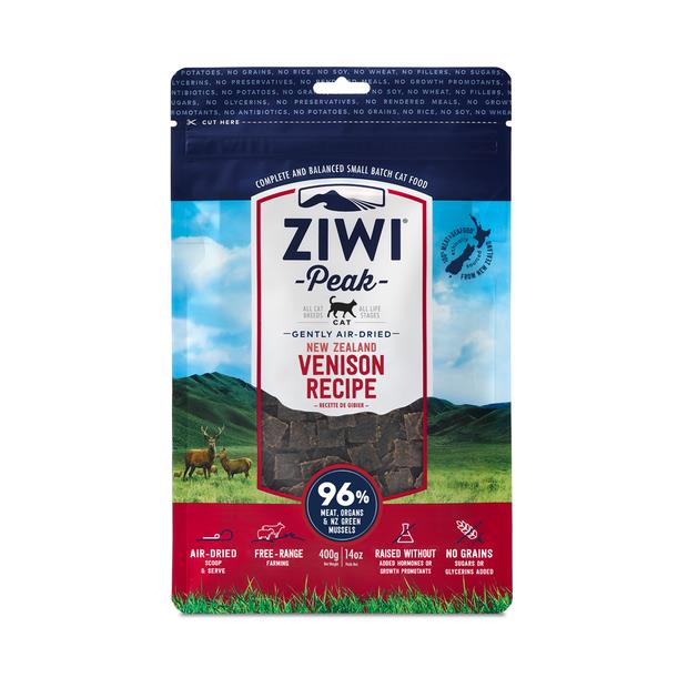 Ziwi Peak Air Dried Venison Recipe Dry Cat Food 400g Pet Food Reviews