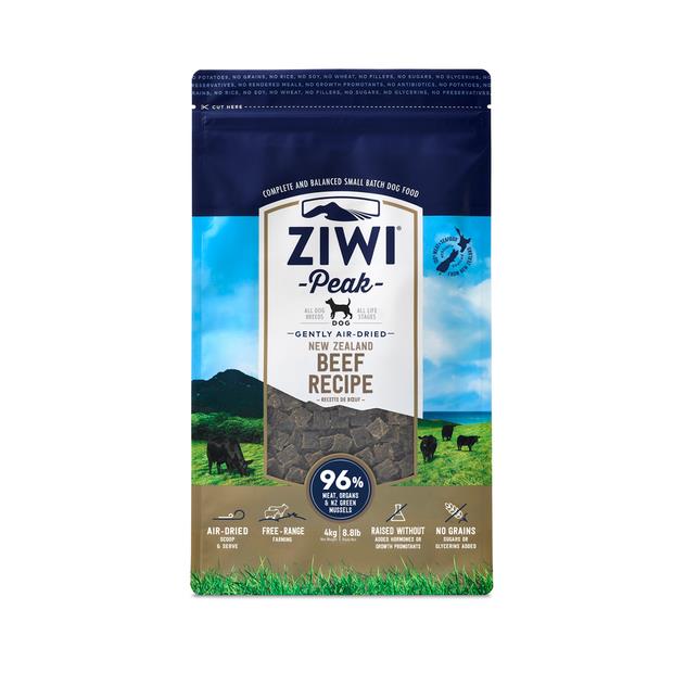 Ziwi Peak Air Dried Beef Recipie Dry Dog Food 4kg Pet Food Reviews