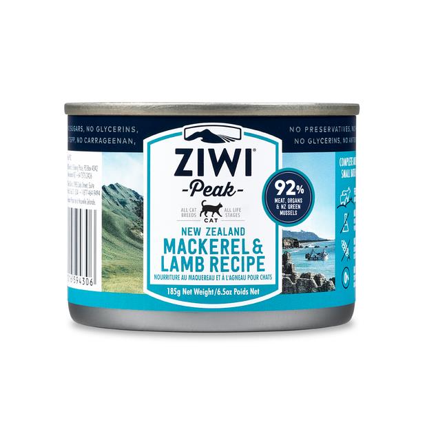 Ziwi Peak Wet Cat Food Mackerel And Lamb 12 X 185g Pet Food Reviews