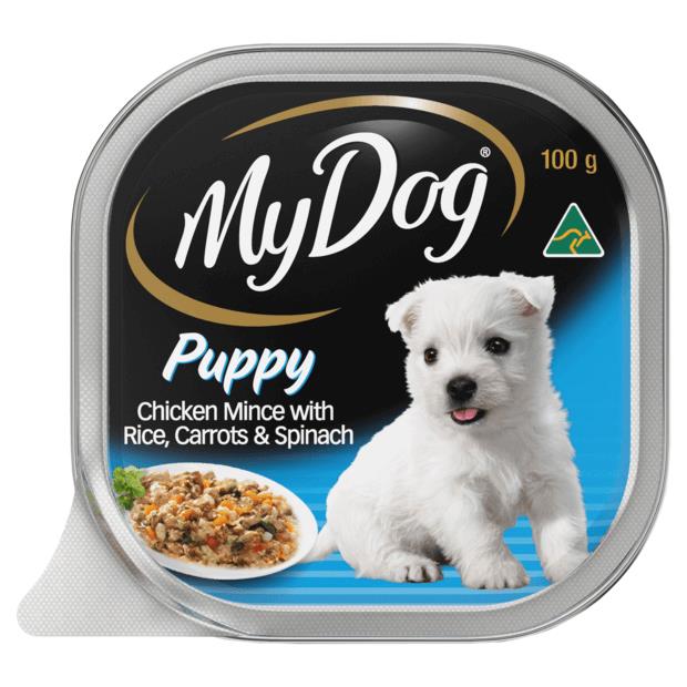 My Dog Puppy Mince Chicken Rice Carrots Spinach 100g Pet Food Reviews