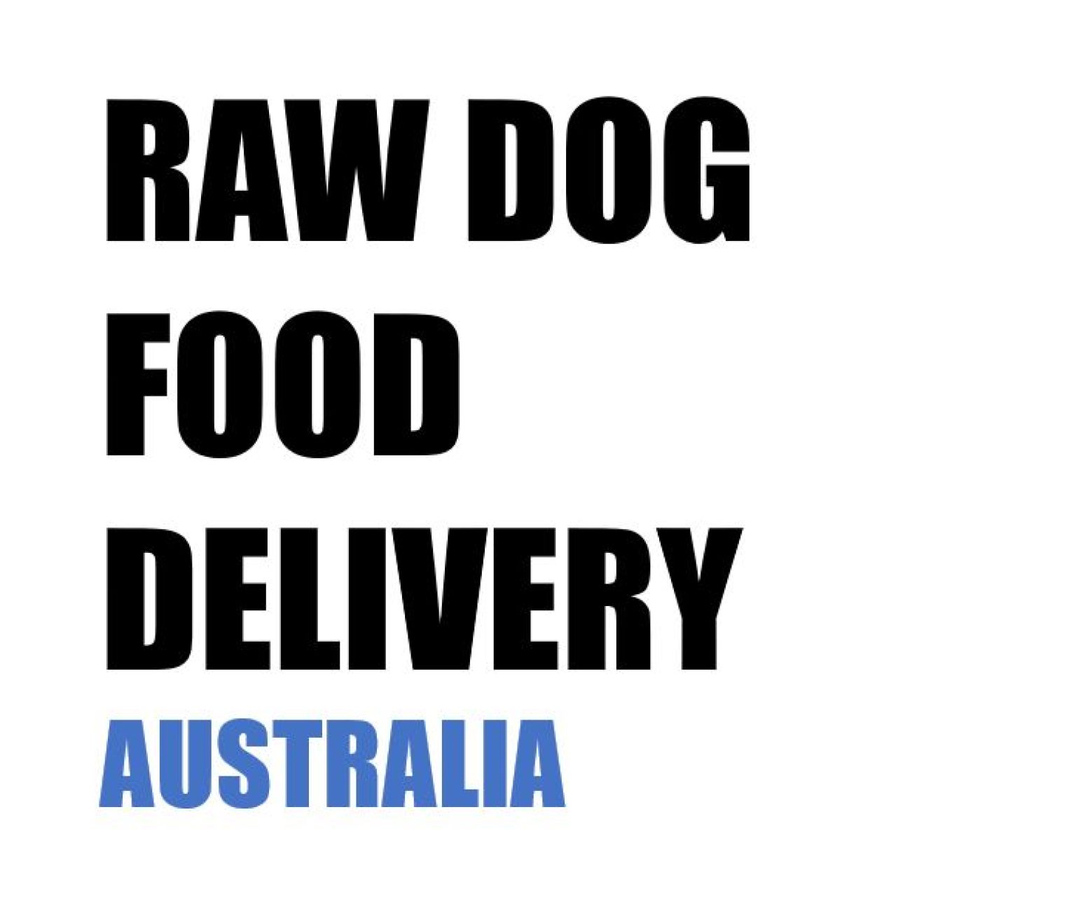 Raw dog food delivery