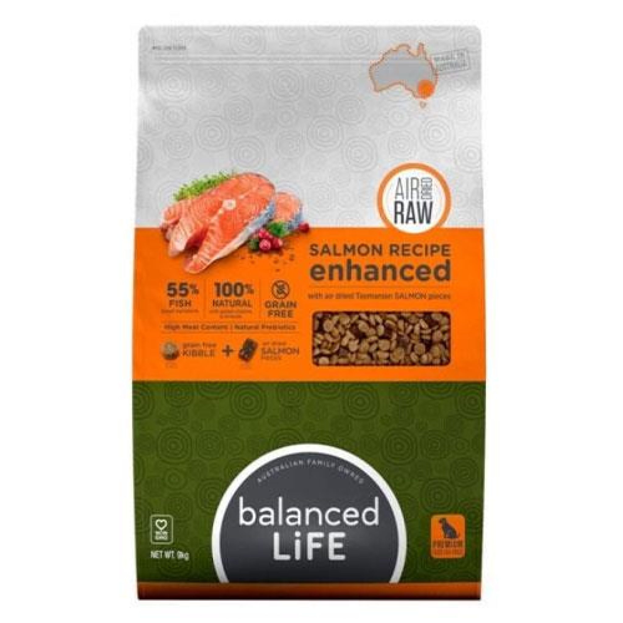 Balanced Life Enhanced Dry Dog Food With Salmon Pieces 2.5 Kg Pet