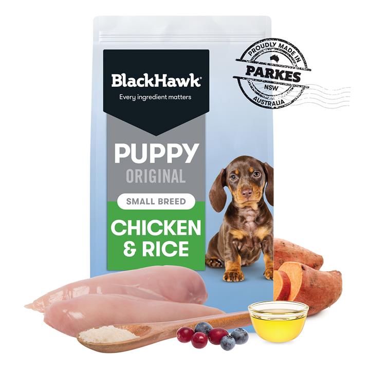 Black Hawk Puppy Original Small Breed Chicken And Rice Dog Dry Food 10