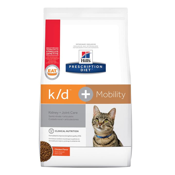 Hill's Prescription Diet K/D + Mobility Chicken Dry Cat Food 2.8 Kg