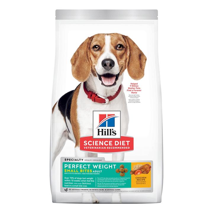 Hill's Science Diet Perfect Weight Small Bites Adult Dry Dog Food 6.8
