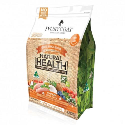Ivory Coat Grain Free Adult Dog Dry Food Chicken 2 Kg Pet Food