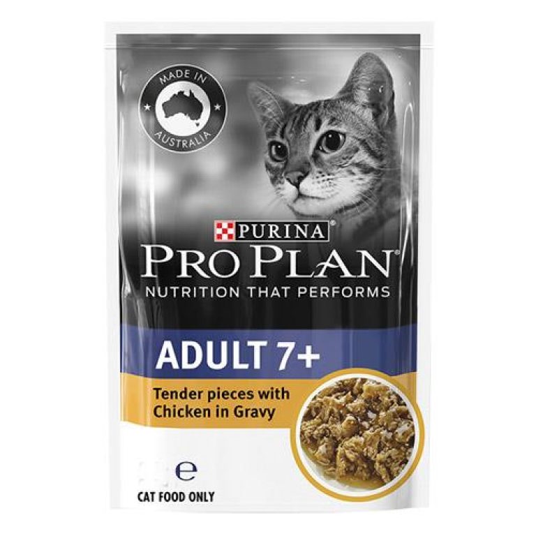 Pro Plan Cat Senior 7+ Chicken Pouch 85g X 12 Pouches 1 Pack Pet Food