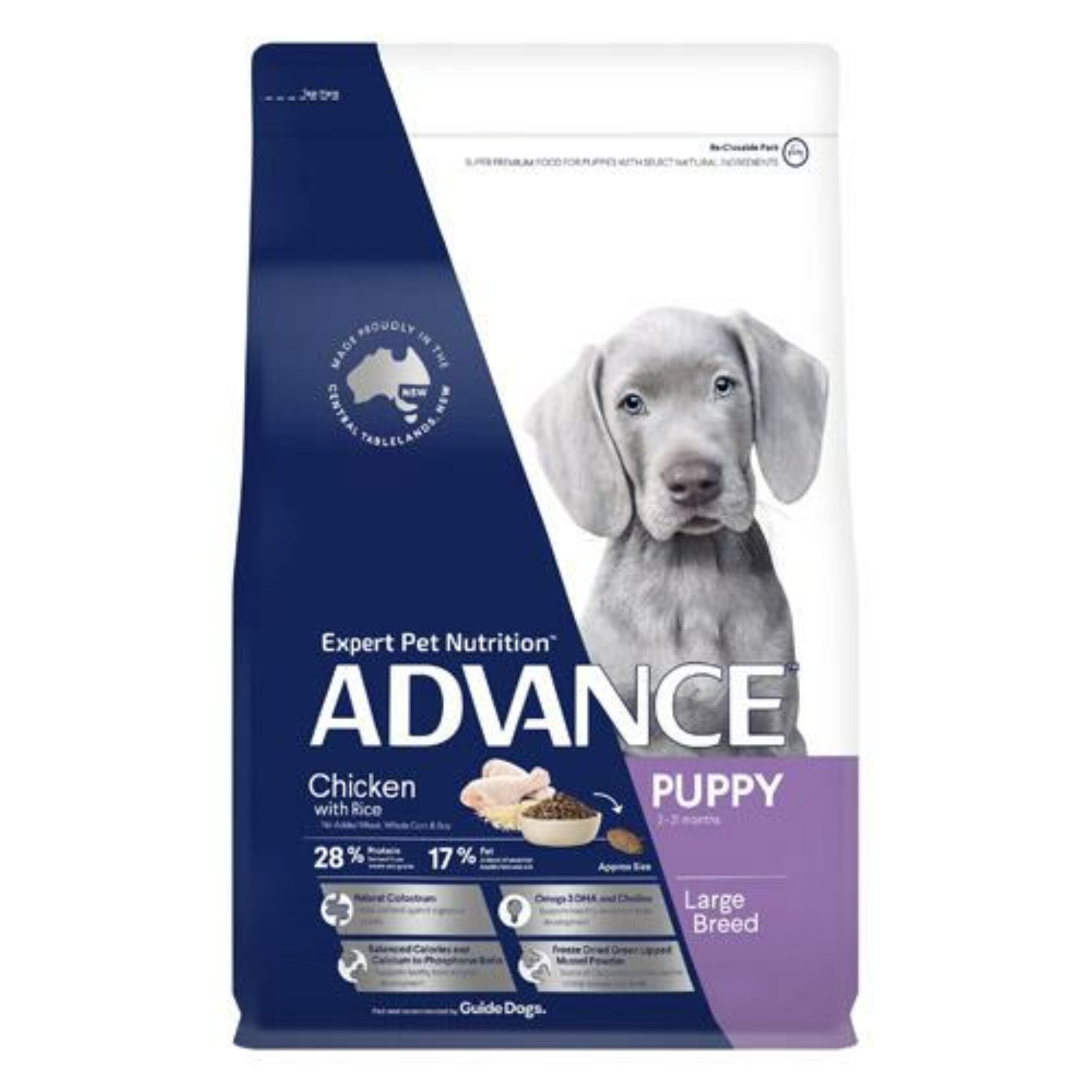 Advance Puppy Large Breed Chicken With Rice Dry Dog Food