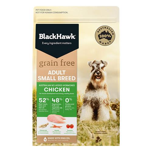 Black Hawk Grain Free Chicken Small Breed Adult Dog Dry Food 7 Kg Pet