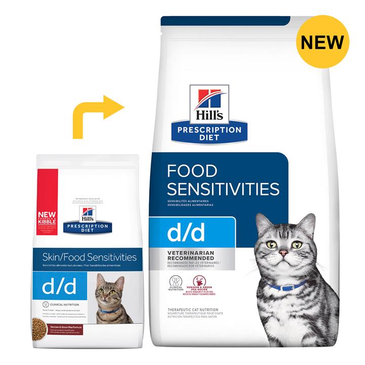 Hill's Prescription Diet D/D Venison & Green Pea Formula Dry Cat Food 1