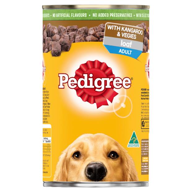 Pedigree Kangaroo And Vegies Loaf Wet Dog Food 1.2kg Pet Food Reviews