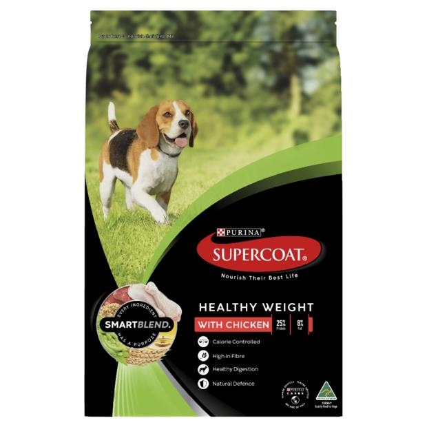 Supercoat Smartblend Dry Dog Food Healthy Weight With Chicken 18kg