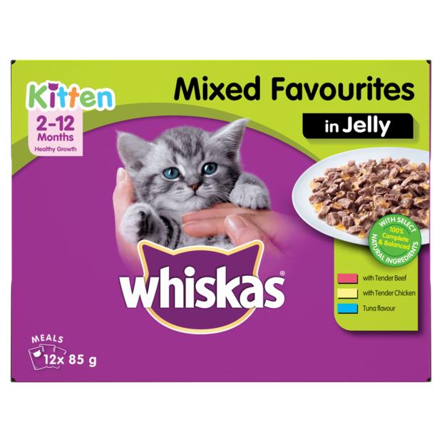 Whiskas Kitten Chicken And Tuna Dry Cat Food 24 X 85g Pet Food