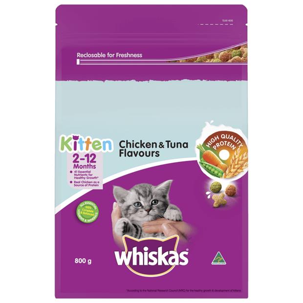 Whiskas Kitten Chicken And Tuna Dry Cat Food 1.6kg Pet Food Reviews