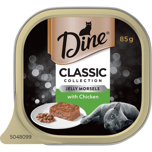 Dine Classic Collection Jelly Morsels With Chicken Wet Cat Food Tray 14 X 85g Pet Food Reviews