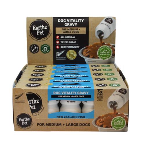 Earthz Pet Dog Vitality Gravy New Zealand Fish For Medium And Large