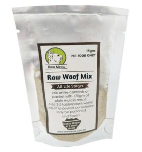Raw Woof Mix Dog Food Review 1 Raw Woof Mix 15g Sample Packs