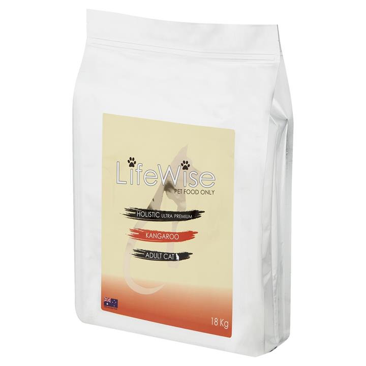 Lifewise Australia Dry Cat Food Kangaroo with Lamb & Rice 18kg Pet