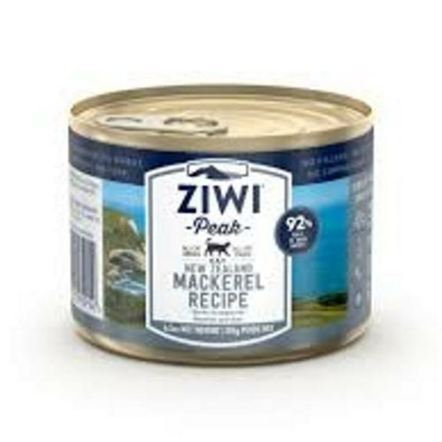 Ziwi Peak Moist Grain Free Cat Food Wild Caught Mackerel 185g x 12