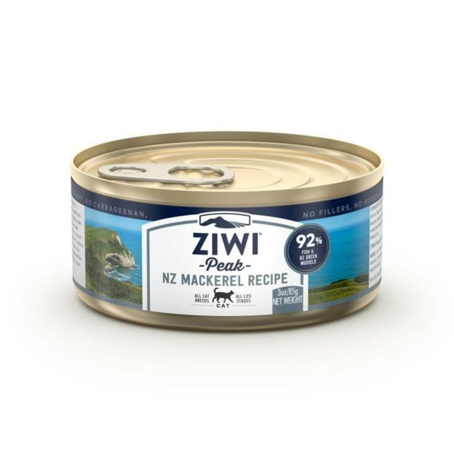 Ziwi Peak Moist Grain Free Cat Food Wild Caught Mackerel 85g x 24