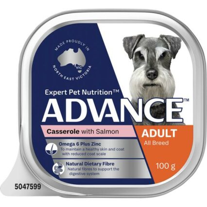 Advance Adult Single Serve Salmon Wet Dog Food Trays